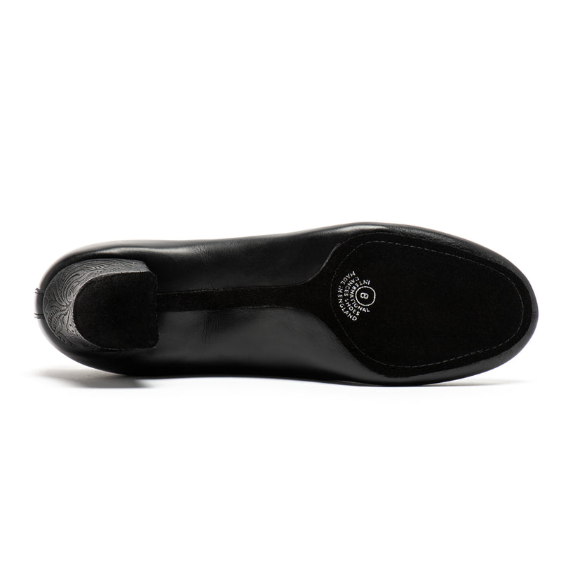 F33 - Black Calf/Black Fiori