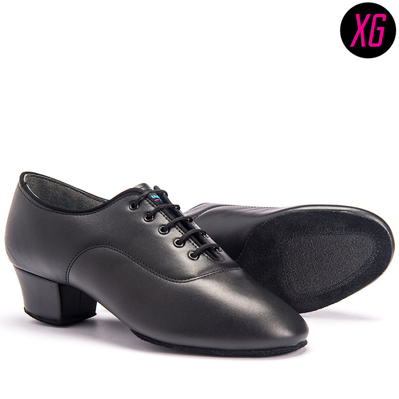 Rumba XG Sole Black Calf Men's Latin Rhythm Shoes