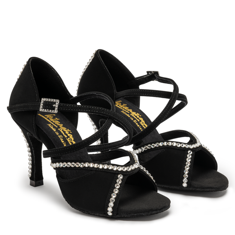Bianca Crystal - Black Nubuck