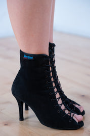 The Hannah Boot - Black Suede