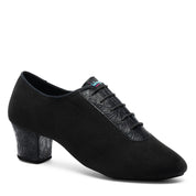 F33 - Black Nubuck/Black Fiori