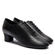 F33 - Black Calf/Black Fiori