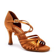 Fiorella - Tan Satin