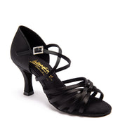 Flavia - Black Satin