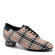 Heather Split-Sole - Beige Check