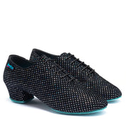 Heather Split-Sole - Black Silver Hologram