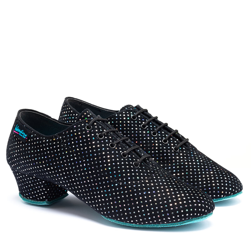 Heather Split-Sole - Black Silver Hologram