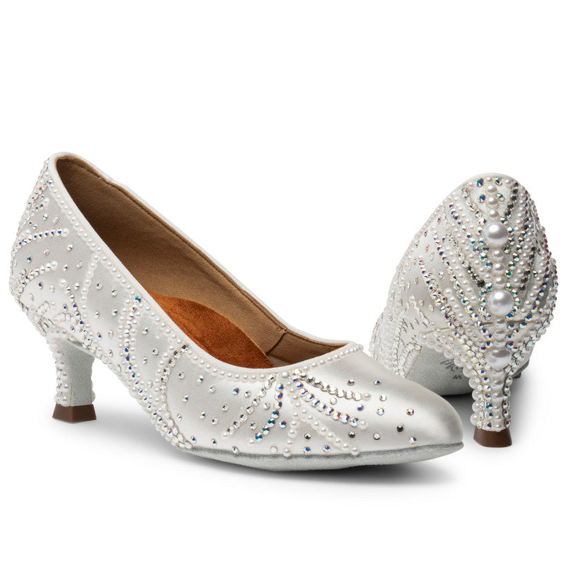 ICS RoundToe by Lauren - White Satin