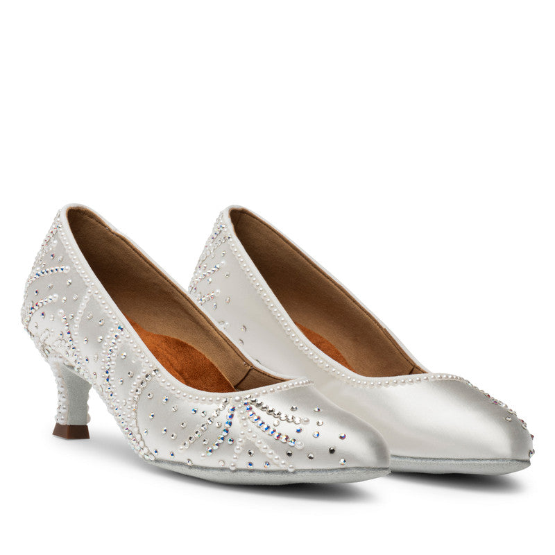 ICS RoundToe by Lauren - White Satin