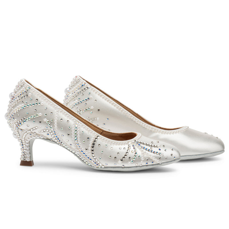 ICS RoundToe by Lauren - White Satin