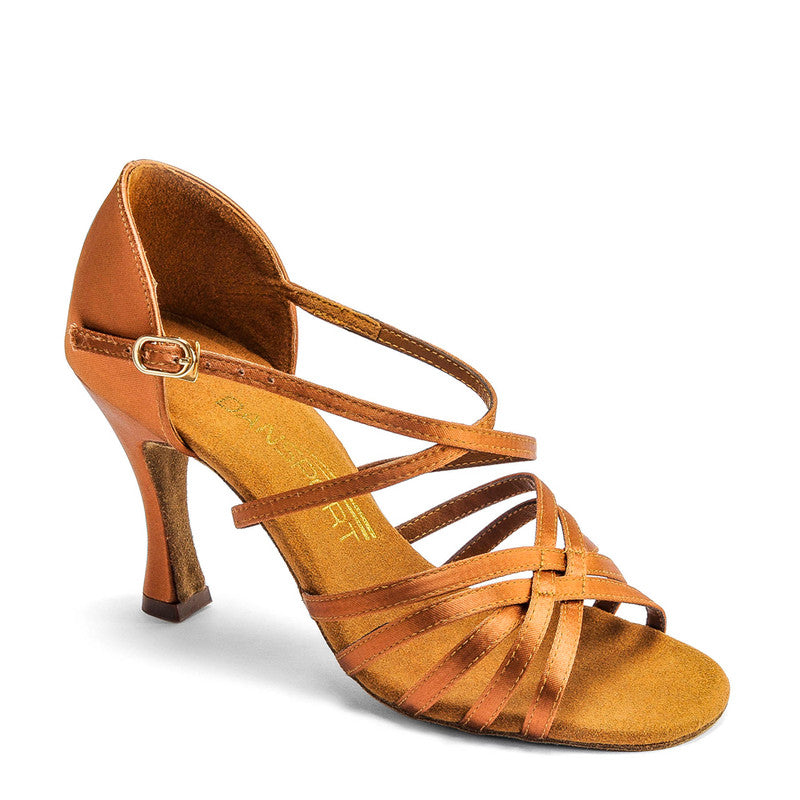 L3007 - Tan Satin – International Dance Shoes