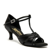 Mia T-Bar - Black Satin