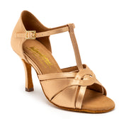 Mia T-Bar - Peach Satin