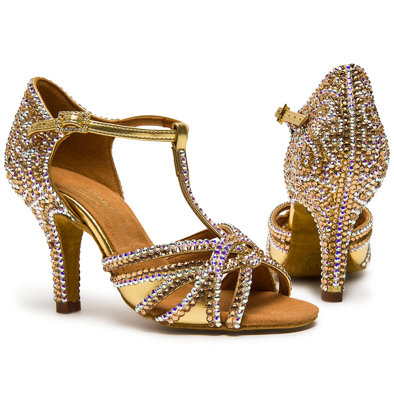 Mia T-Bar by Lauren - Gold NotCalf