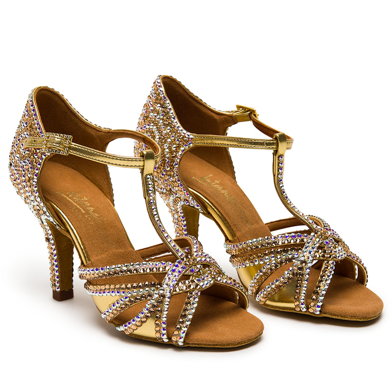 Mia T-Bar by Lauren - Gold NotCalf