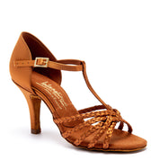Neeve - Tan Satin
