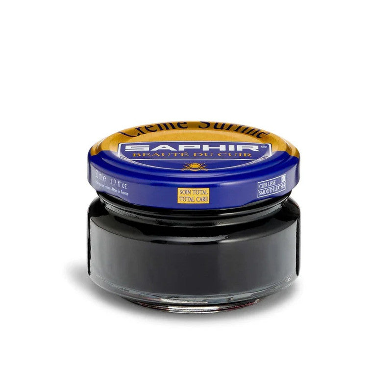 Saphir - Leather Shoe Cream - Black - 50ml