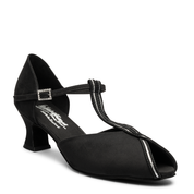 Vienna Sequin - Black Nubuck/Silver Sequin